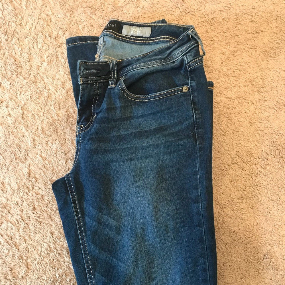 Aeropostale Curvy Boot Cut Jeans